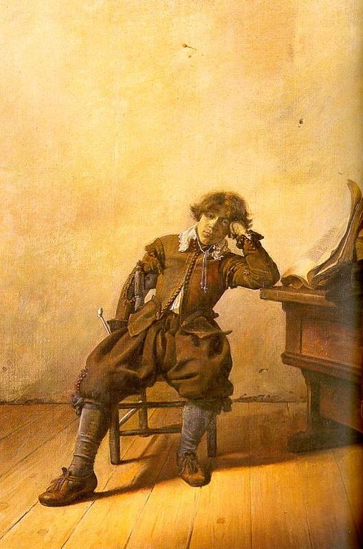 CODDE, Pieter Young Scholar in his Study dfg Germany oil painting art